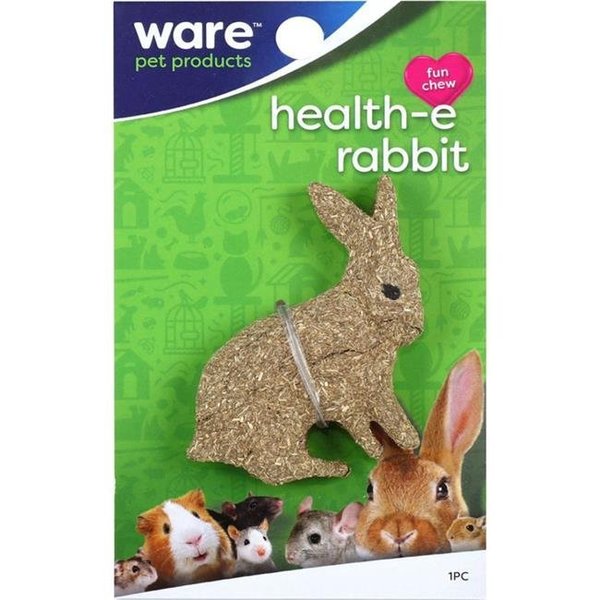 Ware Mfg Ware Manufacturing 13096 Natural Critter Ware Health-E-Rabbit Treat; Pack of 48 13096